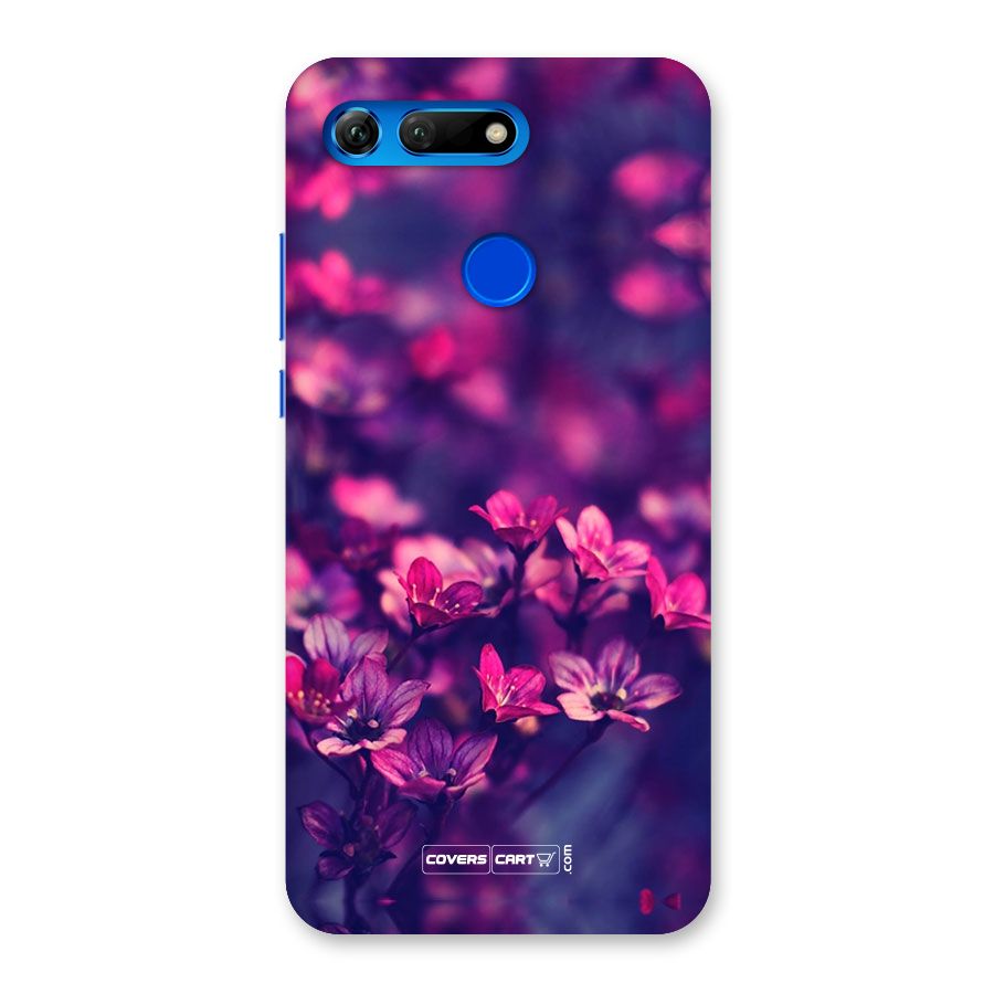 Violet Floral Back Case for Honor View 20