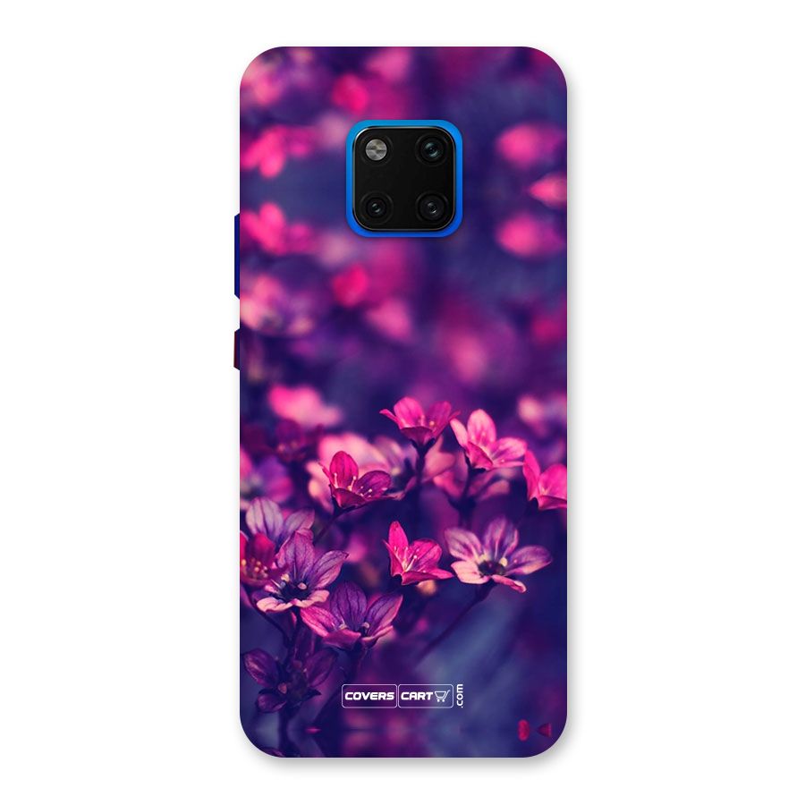 Violet Floral Back Case for Huawei Mate 20 Pro