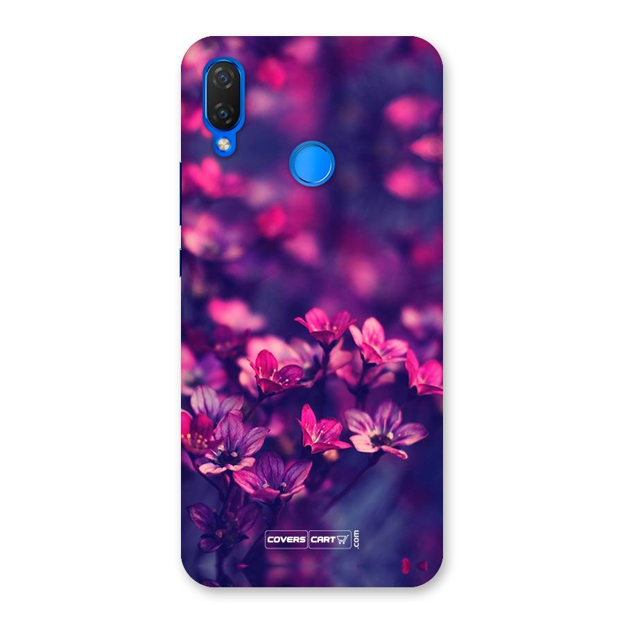 Violet Floral Back Case for Huawei P Smart+