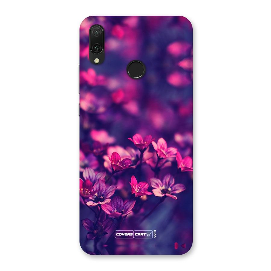 Violet Floral Back Case for Huawei Y9 (2019)