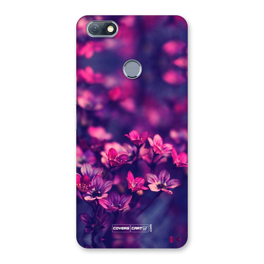 Violet Floral Back Case for Infinix Note 5