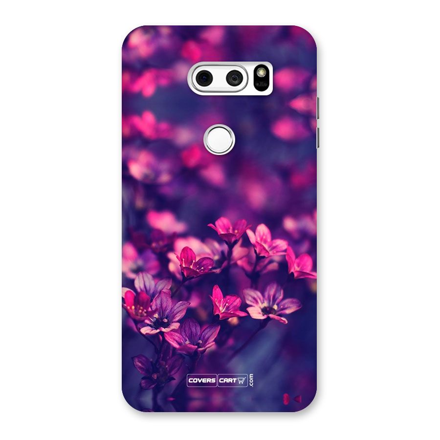Violet Floral Back Case for LG V30