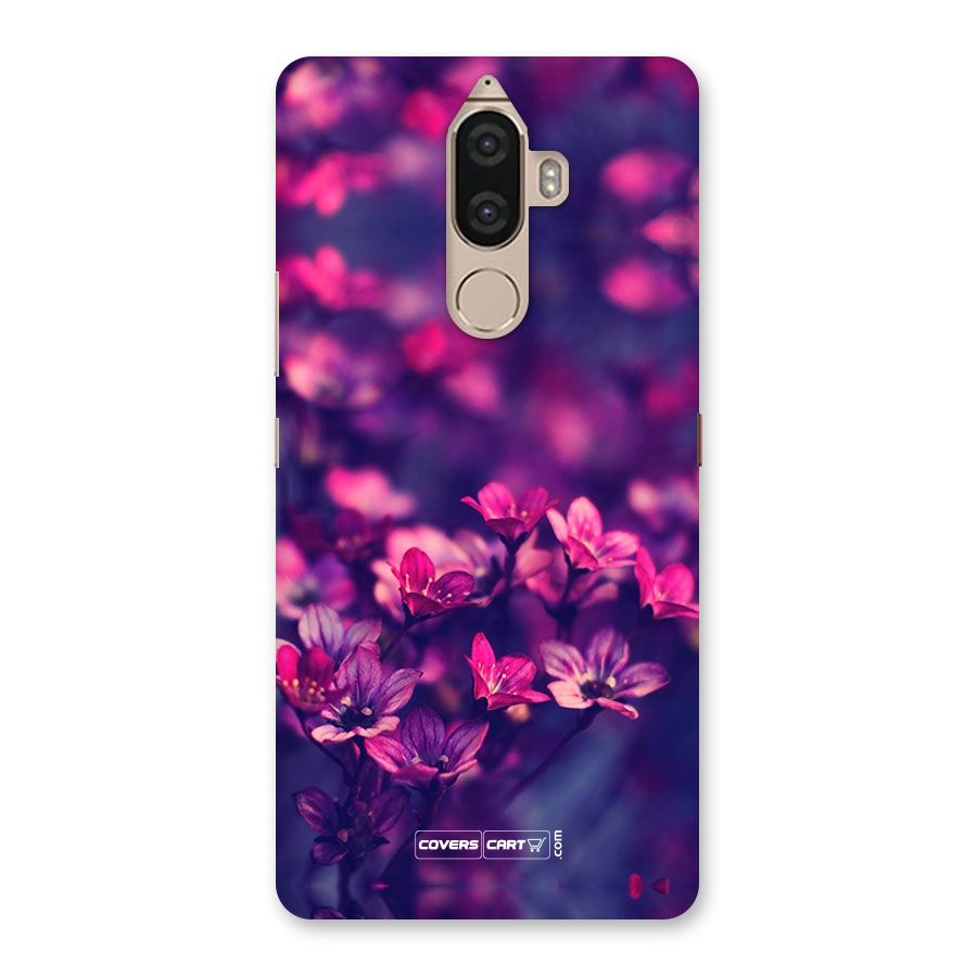 Violet Floral Back Case for Lenovo K8 Note