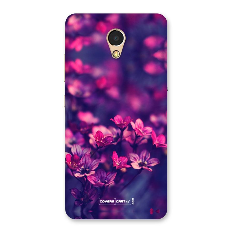 Violet Floral Back Case for Lenovo P2