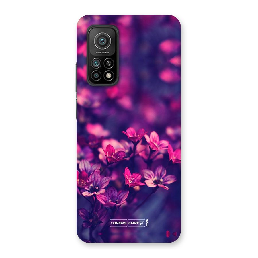 Violet Floral Back Case for Mi 10T 5G