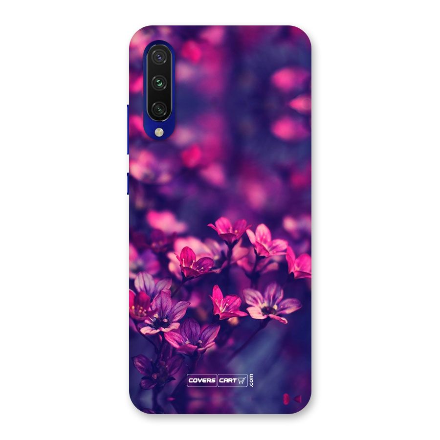 Violet Floral Back Case for Mi A3