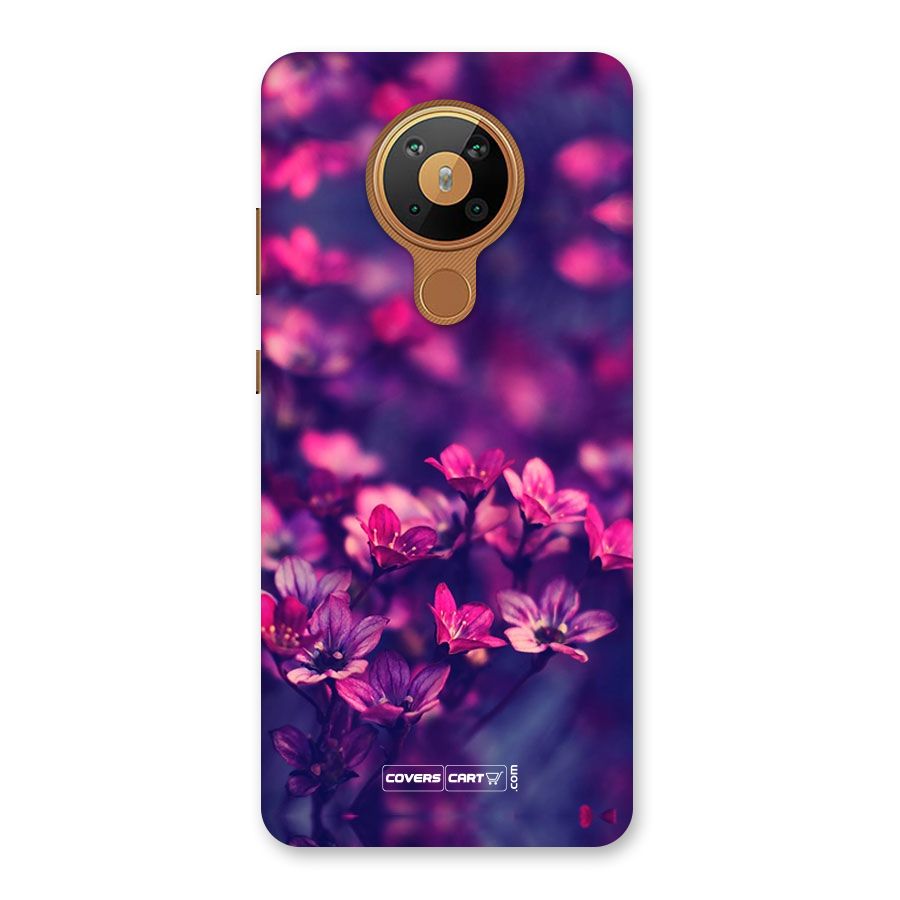 Violet Floral Back Case for Nokia 5.3