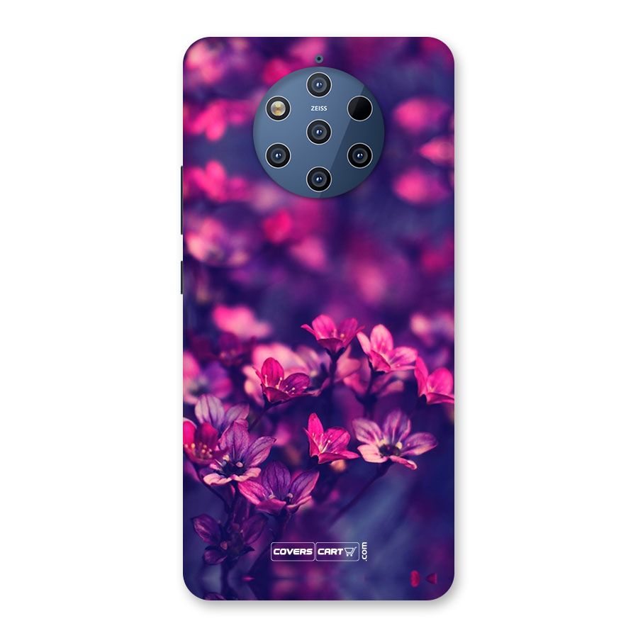 Violet Floral Back Case for Nokia 9 PureView