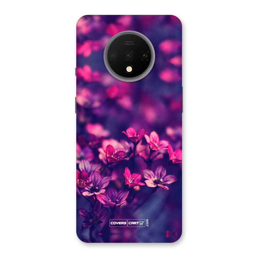 Violet Floral Back Case for OnePlus 7T