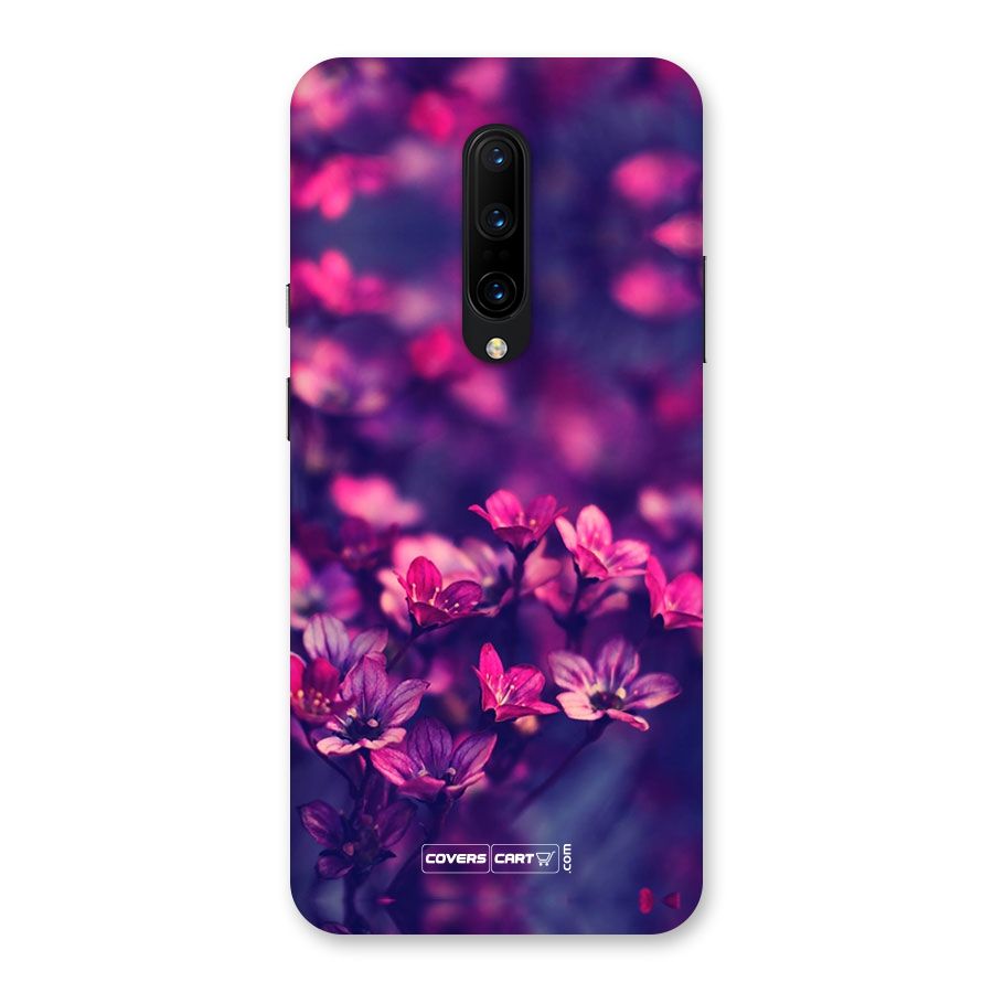 Violet Floral Back Case for OnePlus 7 Pro