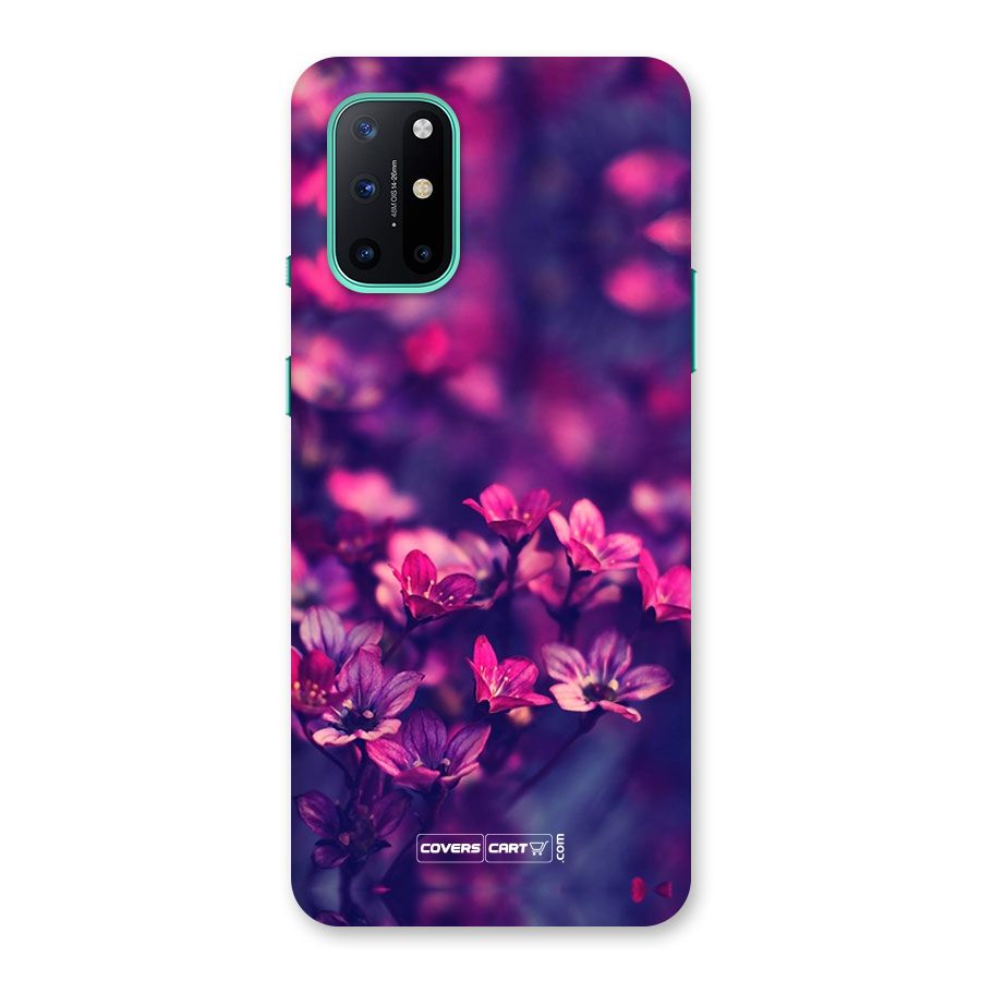 Violet Floral Back Case for OnePlus 8T
