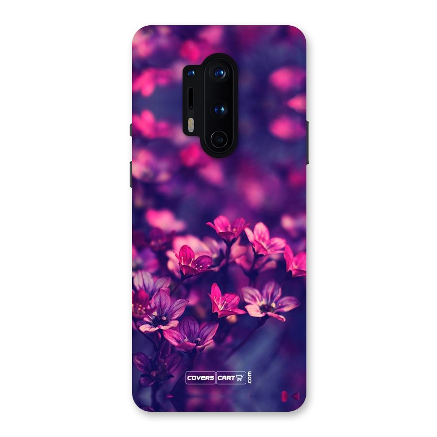 Violet Floral Back Case for OnePlus 8 Pro