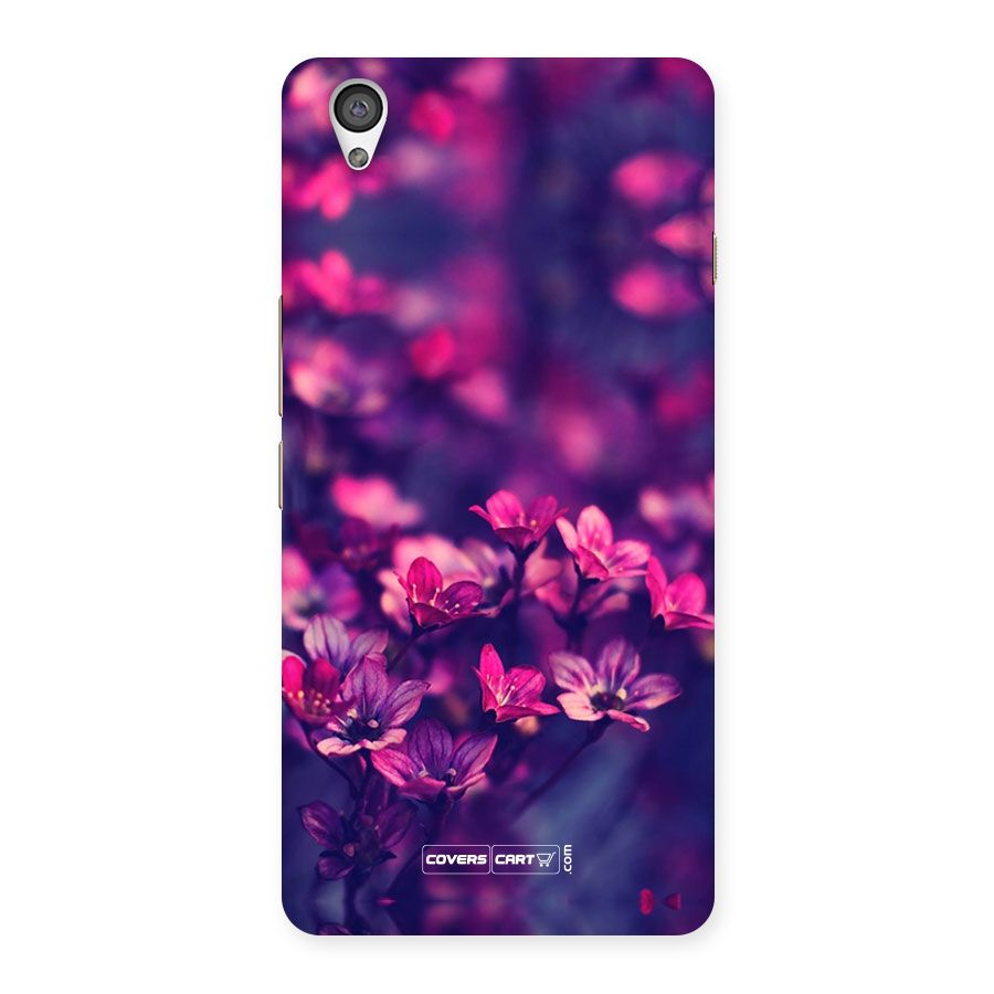 Violet Floral Back Case for OnePlus X
