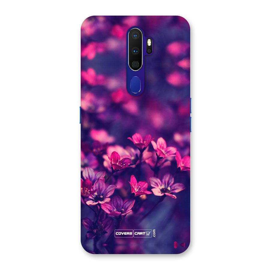 Violet Floral Back Case for Oppo A9 (2020)