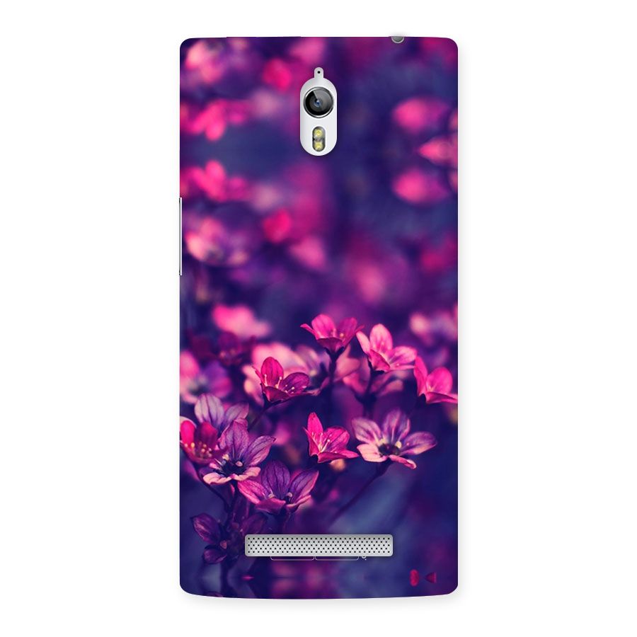 Violet Floral Back Case for Oppo Find 7