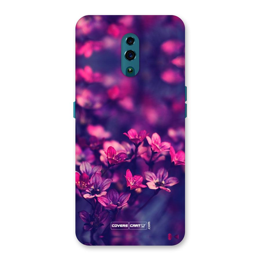 Violet Floral Back Case for Oppo Reno