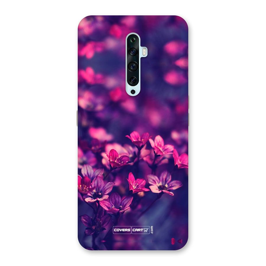 Violet Floral Back Case for Oppo Reno2 Z