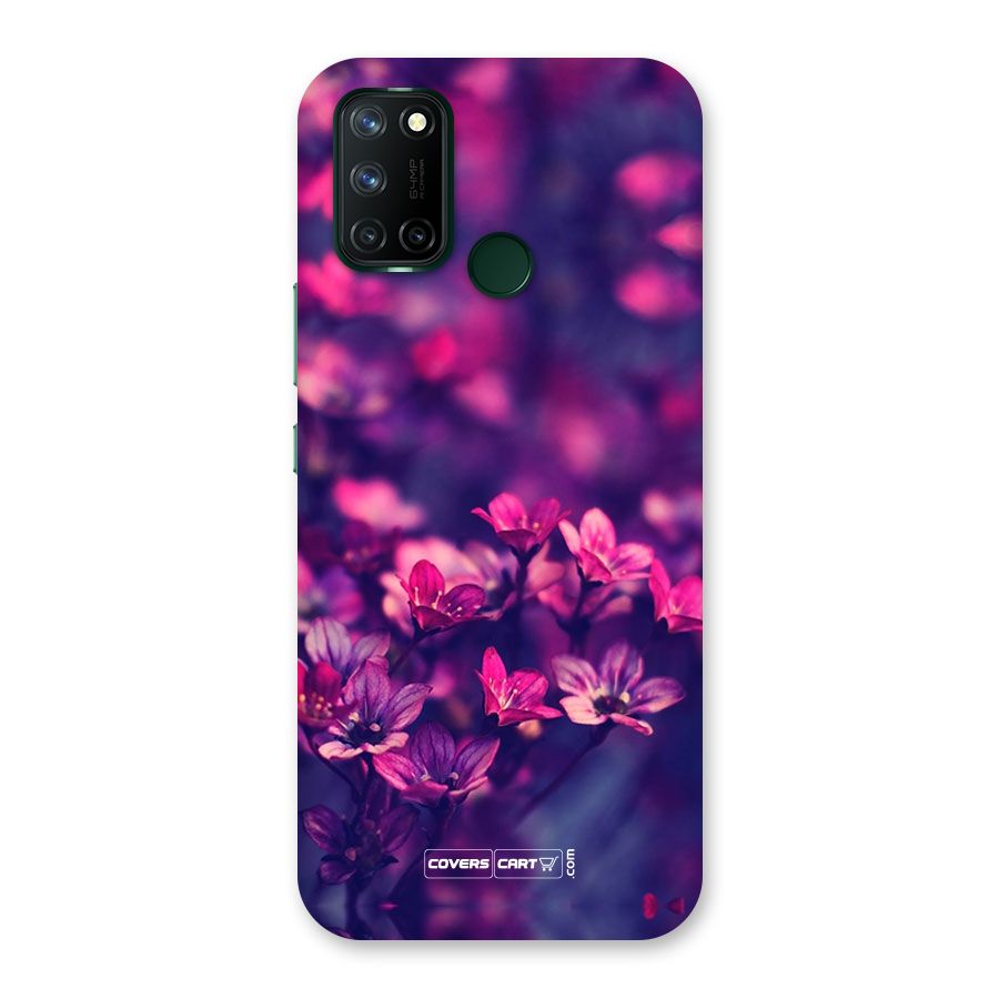 Violet Floral Back Case for Realme 7i