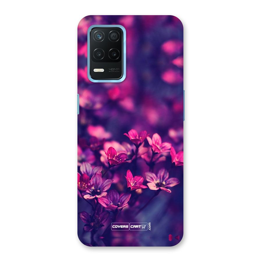 Violet Floral Back Case for Realme 8 5G