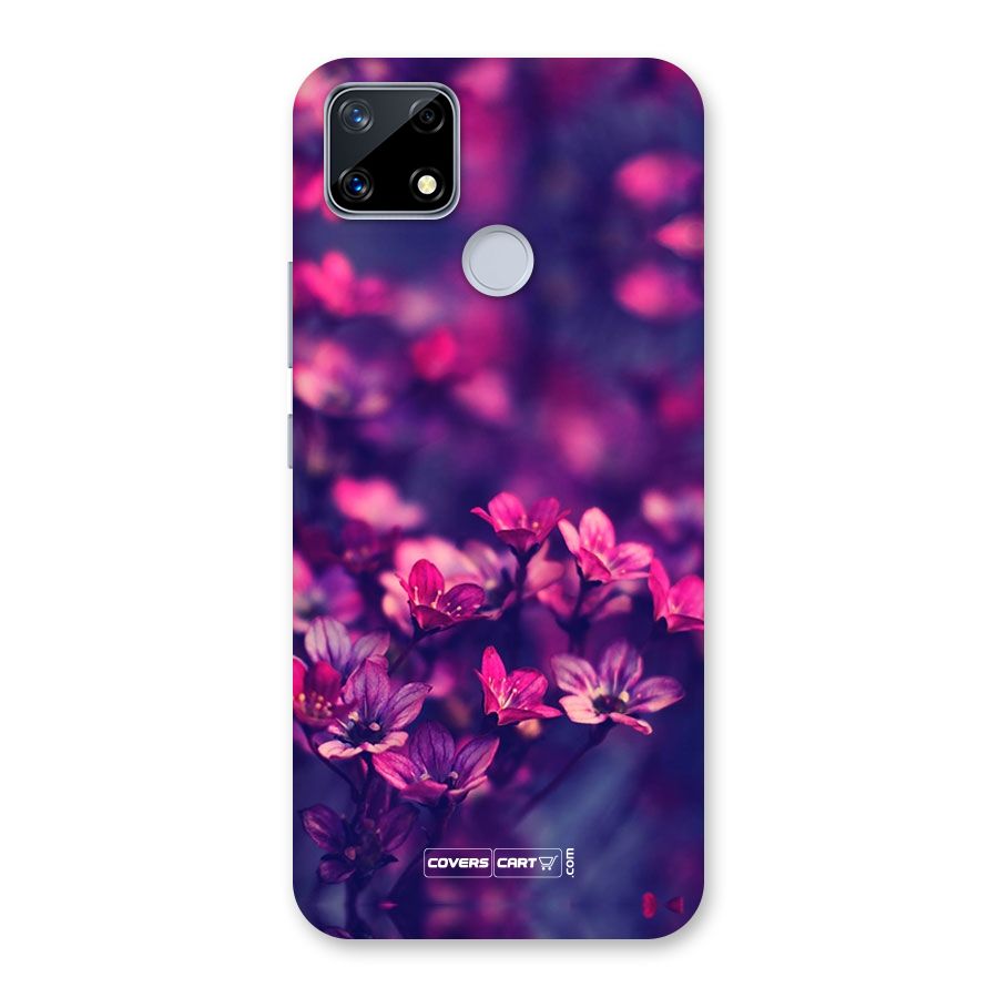 Violet Floral Back Case for Realme Narzo 20