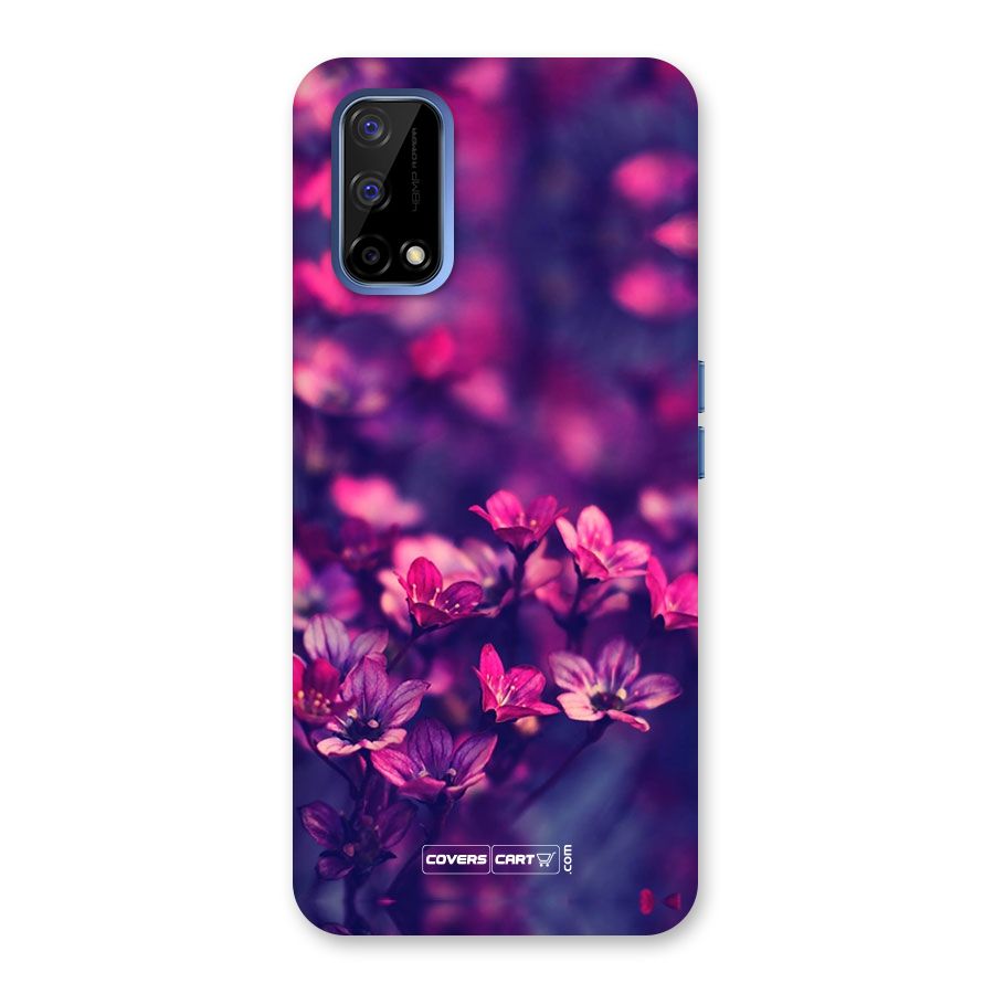 Violet Floral Back Case for Realme Narzo 30 Pro