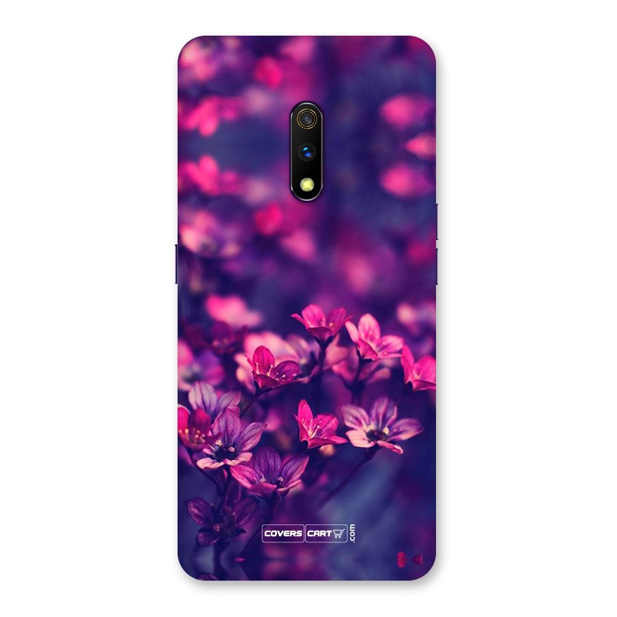 Violet Floral Back Case for Realme X