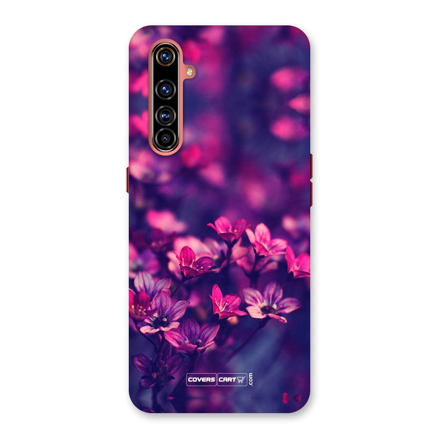 Violet Floral Back Case for Realme X50 Pro