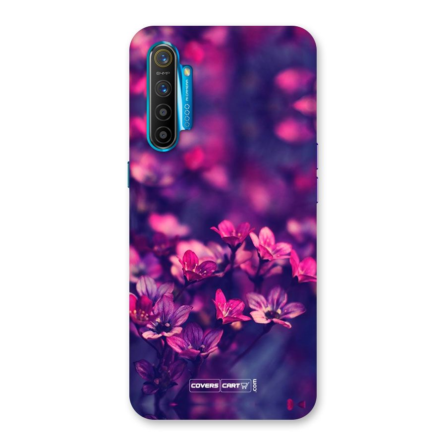 Violet Floral Back Case for Realme XT