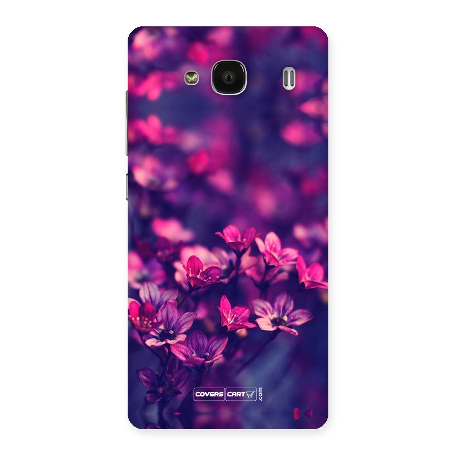 Violet Floral Back Case for Redmi 2