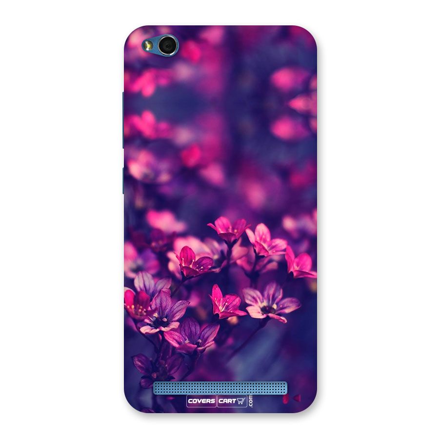 Violet Floral Back Case for Redmi 5A