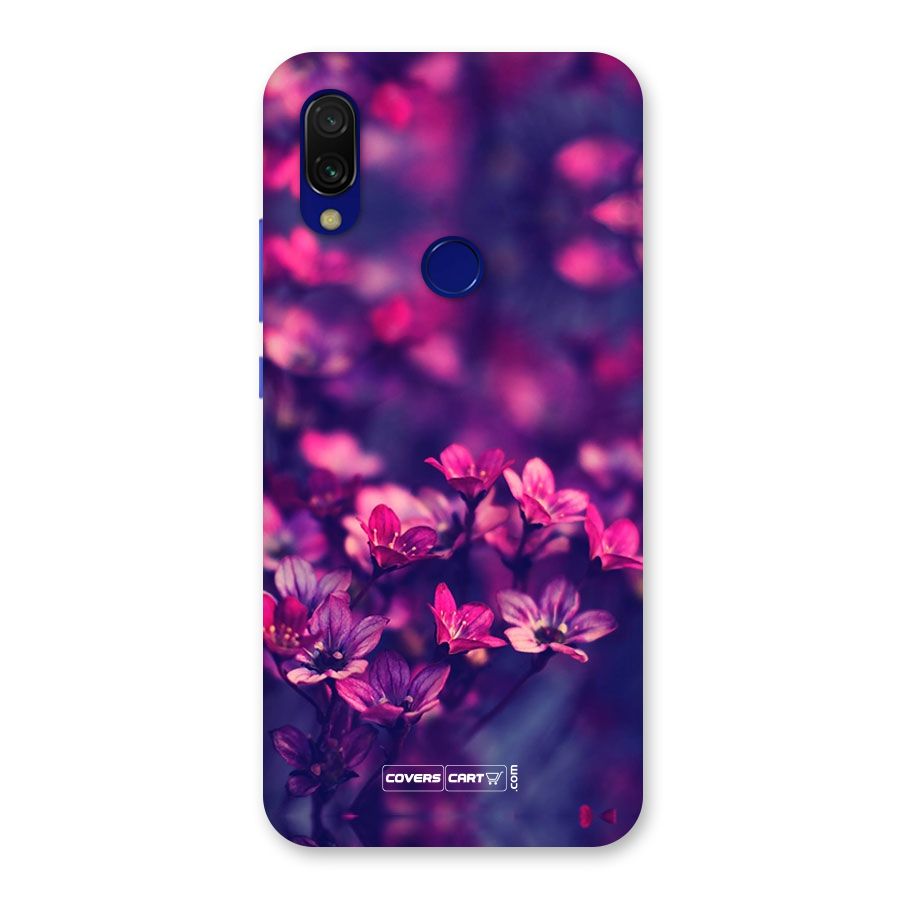 Violet Floral Back Case for Redmi 7