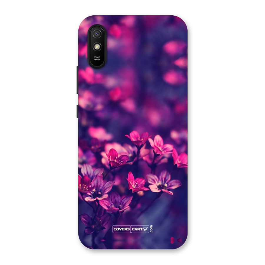Violet Floral Back Case for Redmi 9A