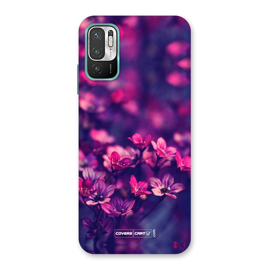 Violet Floral Back Case for Redmi Note 10T 5G