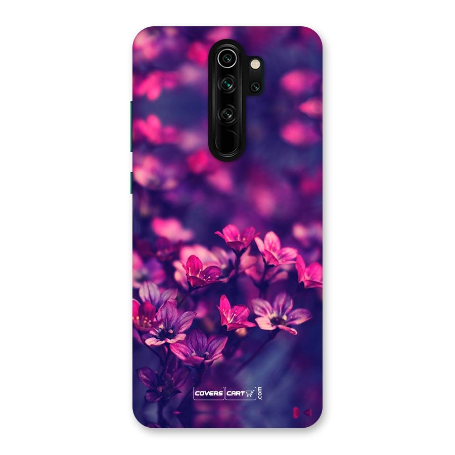 Violet Floral Back Case for Redmi Note 8 Pro
