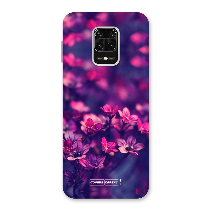 Violet Floral Back Case for Redmi Note 9 Pro Max