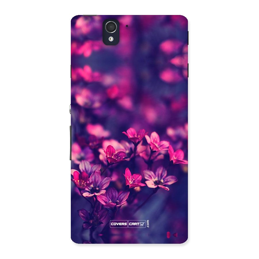 Violet Floral Back Case for Sony Xperia Z