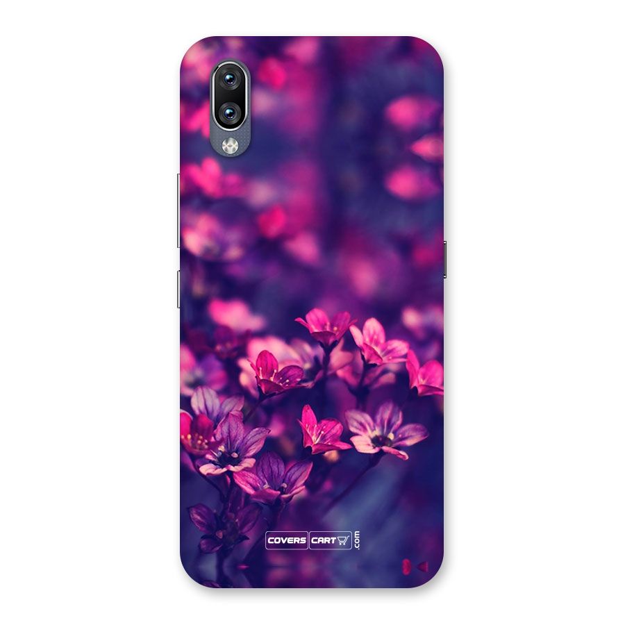 Violet Floral Back Case for Vivo NEX