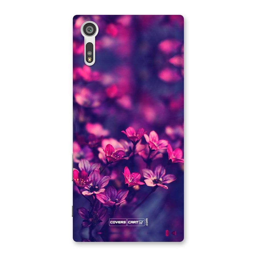 Violet Floral Back Case for Xperia XZ