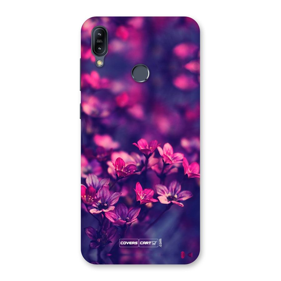 Violet Floral Back Case for Zenfone Max M2