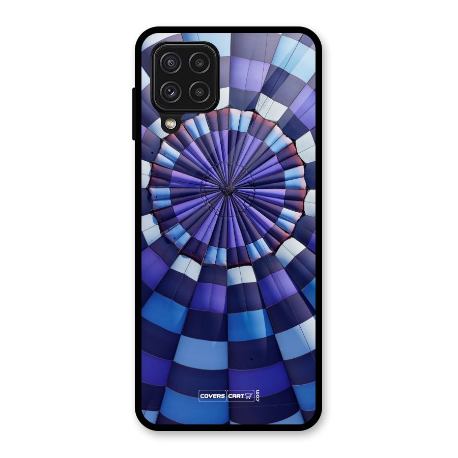 Violet Wonder Glass Back Case for Galaxy A22 4G