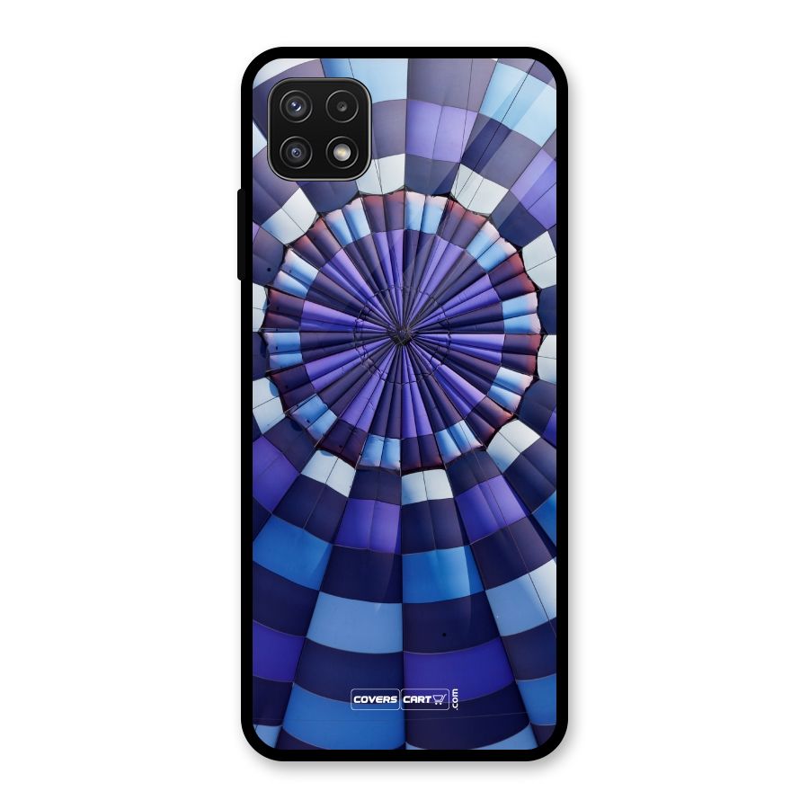 Violet Wonder Glass Back Case for Galaxy A22 5G
