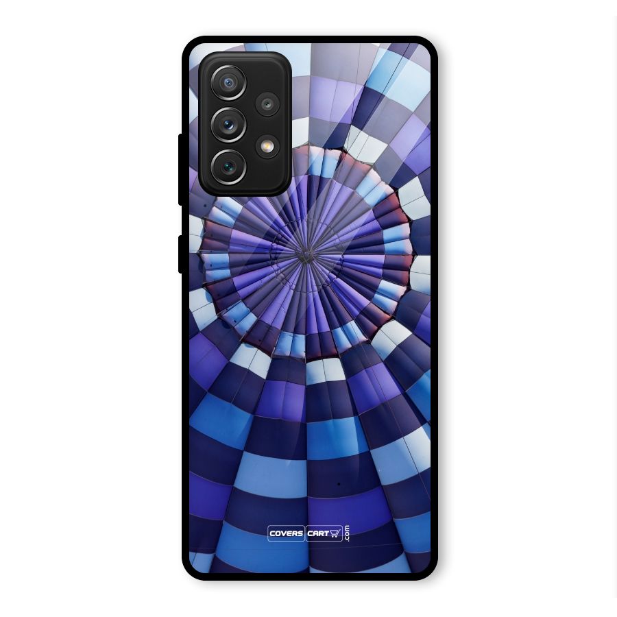 Violet Wonder Glass Back Case for Galaxy A72