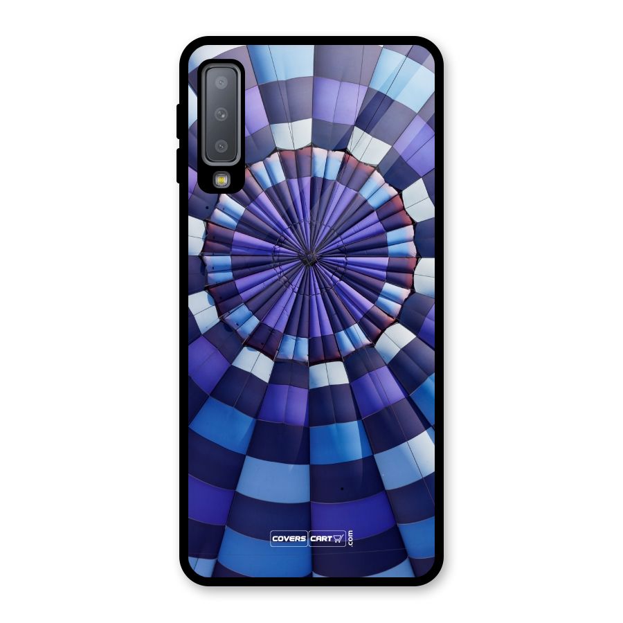 Violet Wonder Glass Back Case for Galaxy A7 (2018)