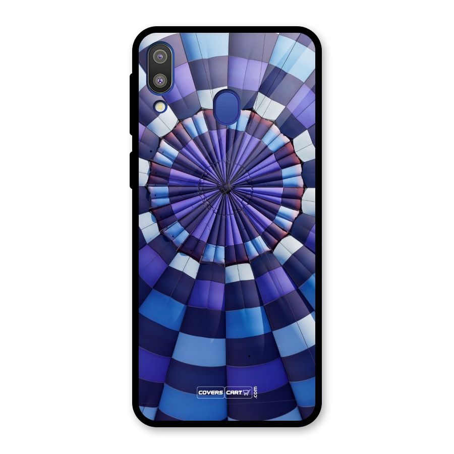 Violet Wonder Glass Back Case for Galaxy M20