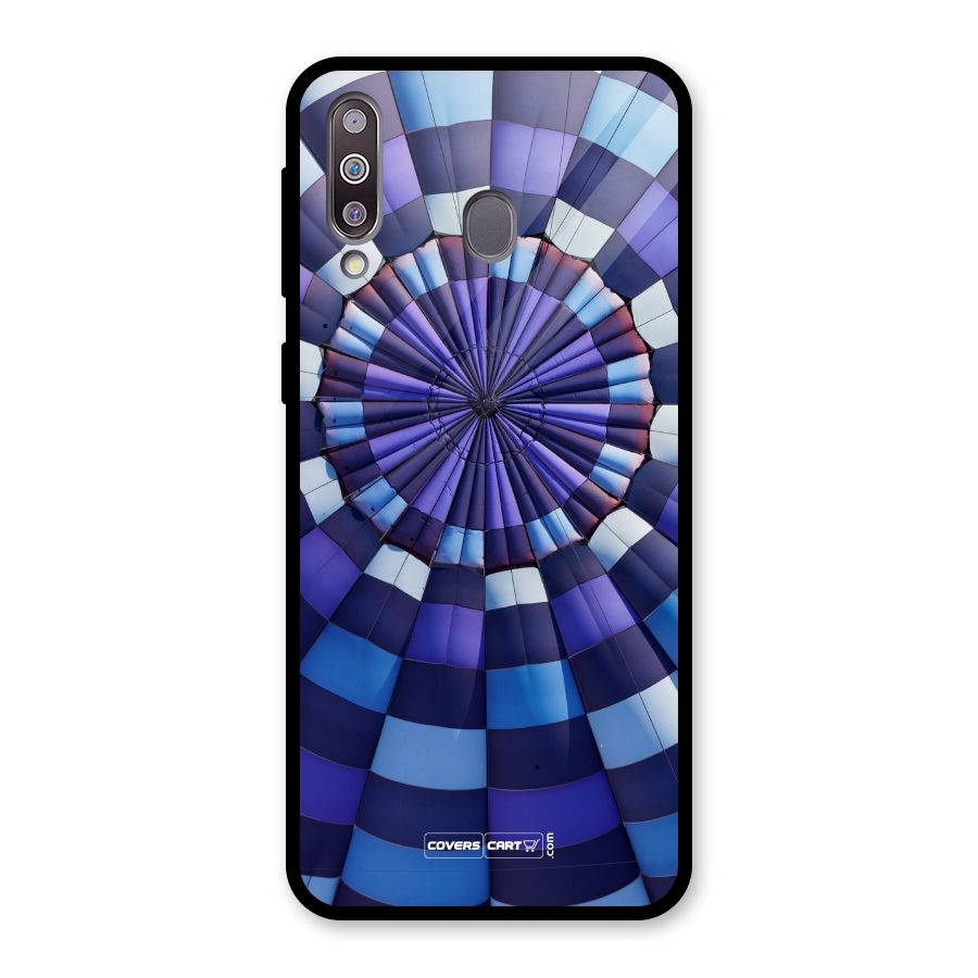 Violet Wonder Glass Back Case for Galaxy M30