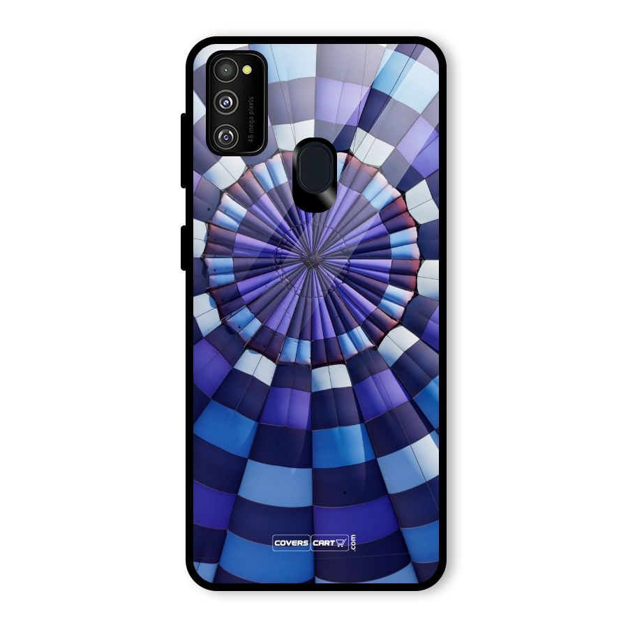 Violet Wonder Glass Back Case for Galaxy M30s