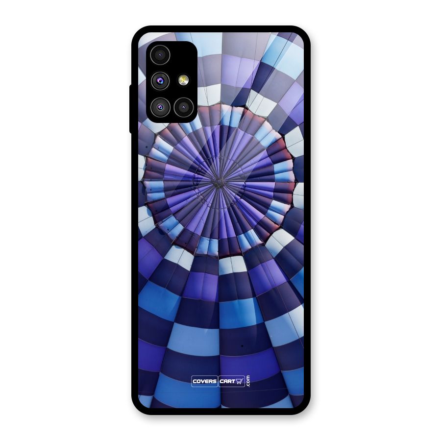 Violet Wonder Glass Back Case for Galaxy M51