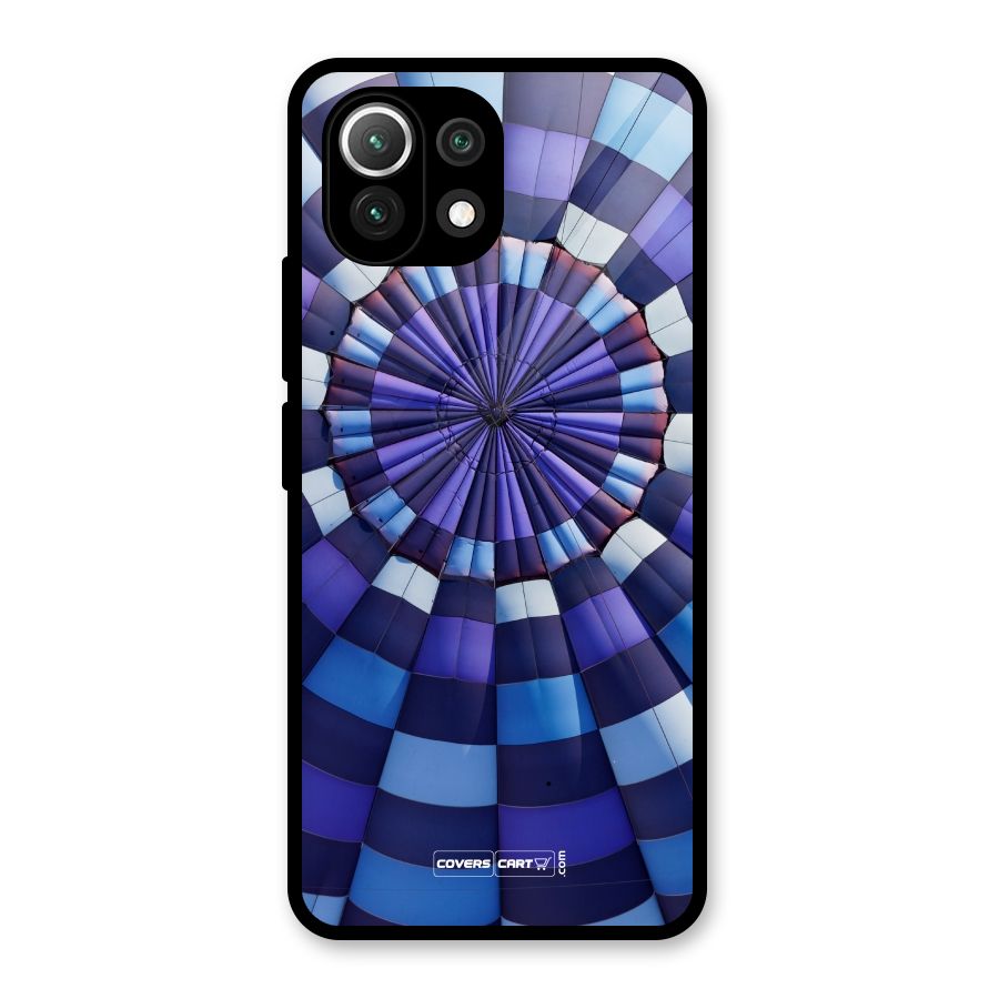 Violet Wonder Glass Back Case for Mi 11 Lite NE 5G