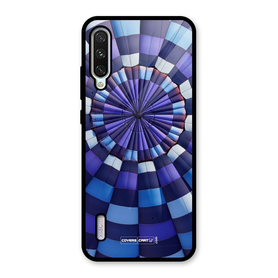 Violet Wonder Glass Back Case for Mi A3