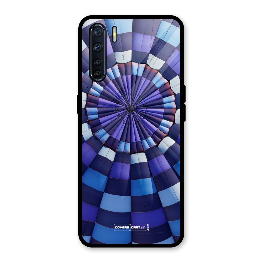 Violet Wonder Glass Back Case for Oppo F15